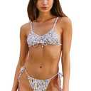 Gottex Flirtt Bralette Pull String Swim Top Multi L