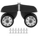 Teror A88 Multi-Hole Wheel,2Pcs A88 Small Black Trolley Suitcase Casters Universal Wheel Replacement Outdoor