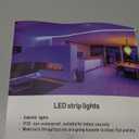 dalattin Led Lights for Bedroom 130ft RGB Led Strip Lights, Color Changing Remote Controller 24V Power Supply Led Light Strips Indoor Decoration, 2 Rolls of 65ft