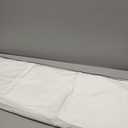 LIGICKY Long Lumbar Pillow Cover 16x36 inch White Velvet Black Rope Edging Throw Pillow Covers Decorative Rectangular Body Pillow Case Accent Textured Cushion Cover for Bed Couch (Cover Only)