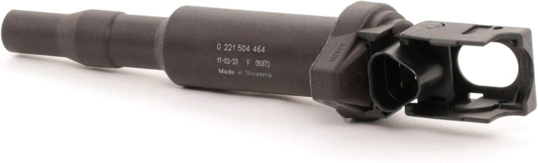 BOSCH 0221504464 OE Ignition Coil - Compatible with Select BMW 325Ci, 325i, 325xi, 330Ci, 330i, 330xi, 525i, 530i, 545i, 550i, 645Ci, 650i, 745i, 745Li, 750i, 750Li, 760i, X3, X5, Z4 + More - Single