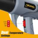 Heat Gun572& 1112 Dual Temperature Control Heat Gun', Overload Protection with 4 Nozzles for Crafting, hot air gunShrink Wrapping, Phone Repair, Epoxy Resin