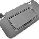 Driver Side Sun Visor Compatible with HR-V EX-L EX LX Sport 2016-2022 Replace 83280-T7W-A12ZA Front Left Side Sun Visor Dark Black Gray