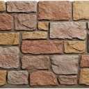 EverStone Cobblestone Faux Stone Panel, 48"W x 23 3/4"H x 1 1/8"D, Charleston Color