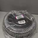 Heavy Duty, Recyclable 16 in. Serving Tray and Lid 3pk. Large, Black Plastic Party Platters with Clear Lids. Elegant Round Banquet or Catering Trays for Serving Appetizers, Sandwich and Veggie Plates