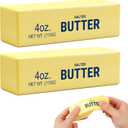 2Pack Slow Rising Dumpling Squishy Butter Squeeze Toys, Slow Rising Squishy,Squeeze Ball Realistic Butter Stick Soft Squeeze Toys for Anxiety and Stress Relief, Party, Gifts