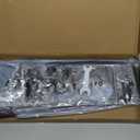 Universal TV Stand, Metal TV Legs for 20-65 inch LCD/LED/OLED/Plasma Flat&Curved Screen TV Height Adjustment with VESA 75x75mm to 800x500mm Max ML1760 (Black)