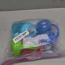 Nuby Clik-It Grip N' Sip Soft Spout No-Spill Training Sippy Cup with Handles - (3-Pack) 10 oz - 4+ Months - Blue/Green/Red