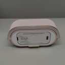 COLSUR Bluetooth Speaker with Wireless Charger, FM Radio, Dimmable LED Night Light, Dual Wireless Speakers, 2500mAh Portable Speaker for Home Decoration, Bedroom, Office, Gift (Pink)