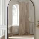 Full Length Mirror, 78"x38" Oversized Floor Mirror Freestanding, Full Body Floor Standing Mirror with Stand, Hanging Mounted for Bedroom Living Room, Black, Arched Style