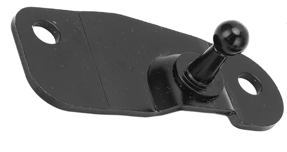 EVGATSAUTO 1PCS Tailgate Power Strut Bracket Compatible with LR030939 LR095809 for Land Rover Sport 2010-2013 Black Metal Mount Bracket