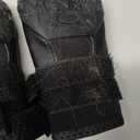 XSY&G Dog Boots,Waterproof Dog Shoes,Dog Booties with Reflective Rugged Anti-Slip Sole and Skid-Proof,Outdoor Dog Shoes for Dogs 4Pcs-Size6 (Size 6:2.9''x2.5'')(L*W) for 52-70 lbs, Black)