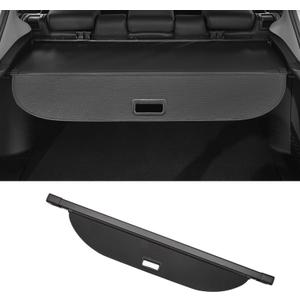 Motoforti Car Trunk Retractable Cargo Cover for Acura RDX 2013-2018 Rear Trunk Parcel Shelf Luggage Security Shield Shade, Canvas, Carbon Fiber Black