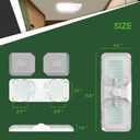 RVGUARD RV LED Ceiling Double Dome Light, 12V LED Lights, Interior Light with Adjustable Brightness & Memory Function, 6500K Cold White, for RV, Trailer, & Camper Van, 5 Pack