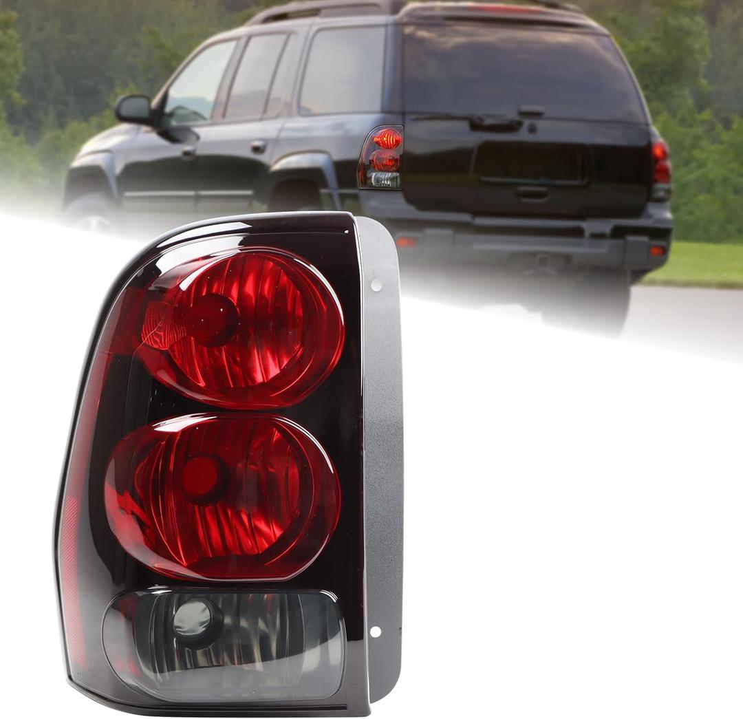 Tail Light Rear Lamp Assembly Compatible for 2002-2009 Chevy Trailblazer Left Driver Side 15131578