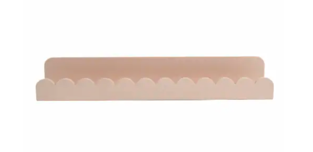 Scalloped Shelf, Arch wall Shelf, Scallop Pattern Shelf, Scallop Bookshelf, Book Shelves, Nursery Shelves, Floating Bookshelf