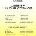 CRAVITY - LIBERTY : IN OUR COSMOS (Vol.1 Part 2) Album+Extra Photocards Set (LIBERTY ver.)