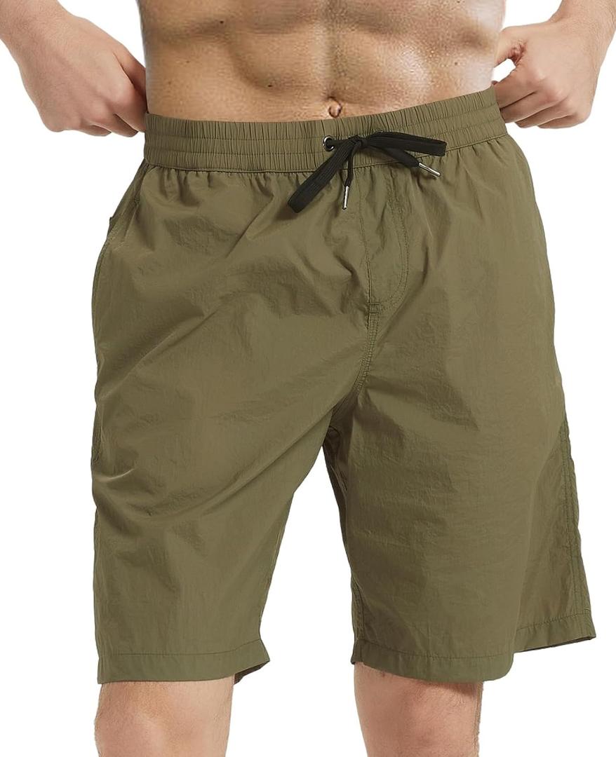 Men's Swim Trunks Quick Dry Bathing Suit Swimming Board Shorts Mesh Lining Beach Swimwear (XXL)