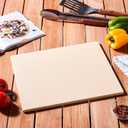 Outset Pizza Stone For Grill and Oven, 14" x 16" Pizza Tile