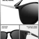 FIMOSON Night Vision Glasses for Women Men, Polarized Trendy Yellow Lens Glasses for Night Driving, UV400 Protection (A07 Black/Pink/Leopard/ Multicoloured Lens)