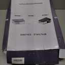 BRIAN & DANY Dish Drying Rack, Dish Racks for Kitchen Counter, Stainless Steel Dish Drainer with Removable Cutlery Holder & Drainboard, Black