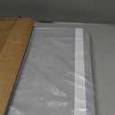 Large Bulletin Board - 48 x 36 Inches, Decorative Felt Pin Board for Wall - 4' x 3' Foldable Photo Display Board with Self-Adhesive Tape, Includes 20 Push Pins - Light Gray