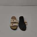 SHIBEVER Flat Sandals Women Dressy: Non Slip, Arch Support, Orthopedic, Plantar Fasciitis Comfortable Walking Sandal, Size 8.5