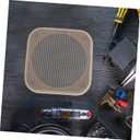 Gatuida Square Speaker Cover with 4 Screws Car Audio Decorative Circle Metal Mesh Grill Protection Net Automotive Accessories DIY Home Car Speaker Decoration Plate