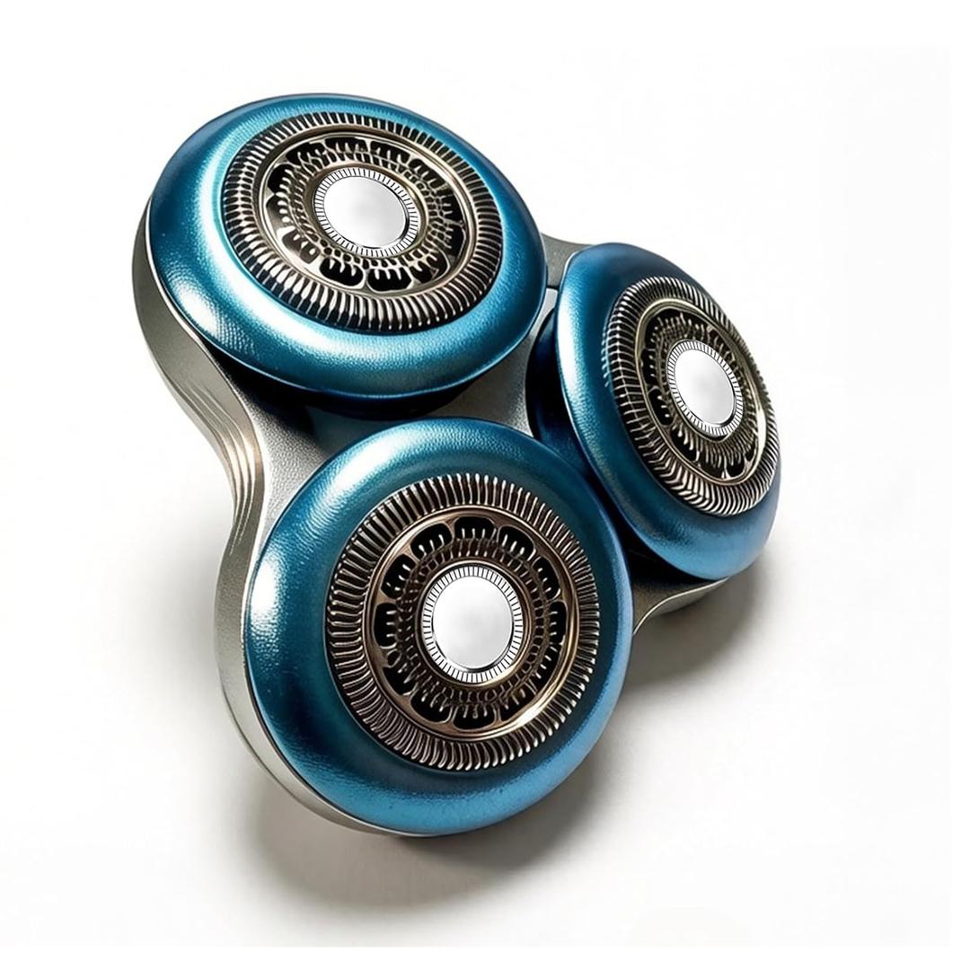 New Blue SH90/70/52 One Blade Replacement Heads Compatible with Philips Norelco S9000/8000/7000 Fit for 7310,7340,7530,7740,7880, 7950  (Blue)