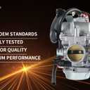 KLF 300 Carburetor Compatitable with Kawasaki Bayou KLF3001986-1987 KLF300A 1988-2005 KLF300B, 1989-2005 KLF300C ATV Carb with Cleaning Tools