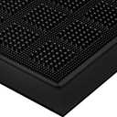 MATALL All-Weather TPE 36x17 Inch Versatile Mat -Indoor and Outdoor Non-Slip Boot Tray Floor Door Mat with Drainage Option for Home, Kitchen and Bath