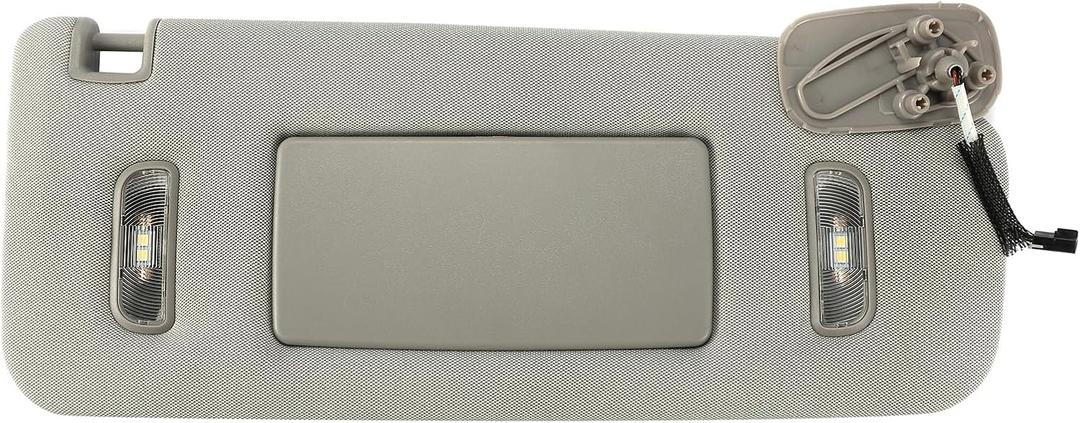 23459643 Right Passenger Side Sun Visor Fit for 2015-2019 Cadillac Escalade, Fit for Chevrolet Silverado/Suburban/Tahoe, Fit for GMC Sierra/Yukon Sunvisor Gray