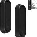 Dntorx Folding Wall Hooks, 2 Pcs Foldable Black Coat Hooks Heavy Duty Foldable Hook Bathroom Towel Hooks Robe Hooks Wall Mounted for Hanging Coat Towels Clothes Hat Bags Keys