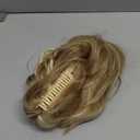 FESHFEN Ponytail Extensions, Long Claw Clip in Ponytail Hairpiece Synthetic Pony Tails Hair Piece Natural Wavy Hairpieces for Women, Mixed Blonde 25 inch