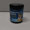 Chews for Digestive and Gut Health, Probiotics for Dogs - Chewable Canine Immune System Supplement - Prebiotic Soft Treats - Yeast Powder, Wild Yam (130 count)