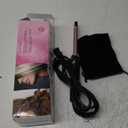 Mini Curling Iron for Short Hair - Small Travel Curling Iron with Dual Voltage, Ceramic Barrel, 5 Heat Settings, 60 Min Auto-Off, Portable Curling Wand for Versatile Styling (1/2 inch)
