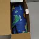 ACRABROS Toddler Nap Mat with Pillow and Blanket, Large Rolled Napping Mats,Slumber Bags for Boys Girls,Kids Sleeping Bag for Daycare, Preschool Travel (Dinosaur)