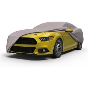Seal Skin Covers Waterproof Car Cover for Sedan, Multi-Layer PEVA with UV, Snow & Rain Protection, Windproof Straps with Lock System, Universal Fit (225"-264" L)