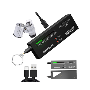 Diamond Tester Pen, Professional Jewelry Diamond Tester with 60X Jewelry Loupe Magnifier, Diamond Selector for Novice and Expert (Non-Rechargeable)