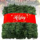 50 Ft Christmas Garland Decoration: Artificial Garland Non-Lit Soft Greenery Holiday Decor Outdoor or Indoor - Used Christmas Wedding Party