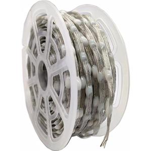 DC12V WS2811/WS2812 Pebble Pixel Lights String Seed Pixel Roll 1000LEDS Fairy Lights String for Home, Garden and Courtyard Decoration (Clear Wire 2.5cm Pitch)