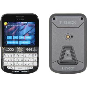 LILYGO T-Deck Plus Meshtastic ESP32-S3 LORA-89 915Mhz SX1262 Ulbox GPS White Keyboard 2.8 Inch Display TTGO Development Board with ABS Shell Version (Meshtastic White Keyboard)