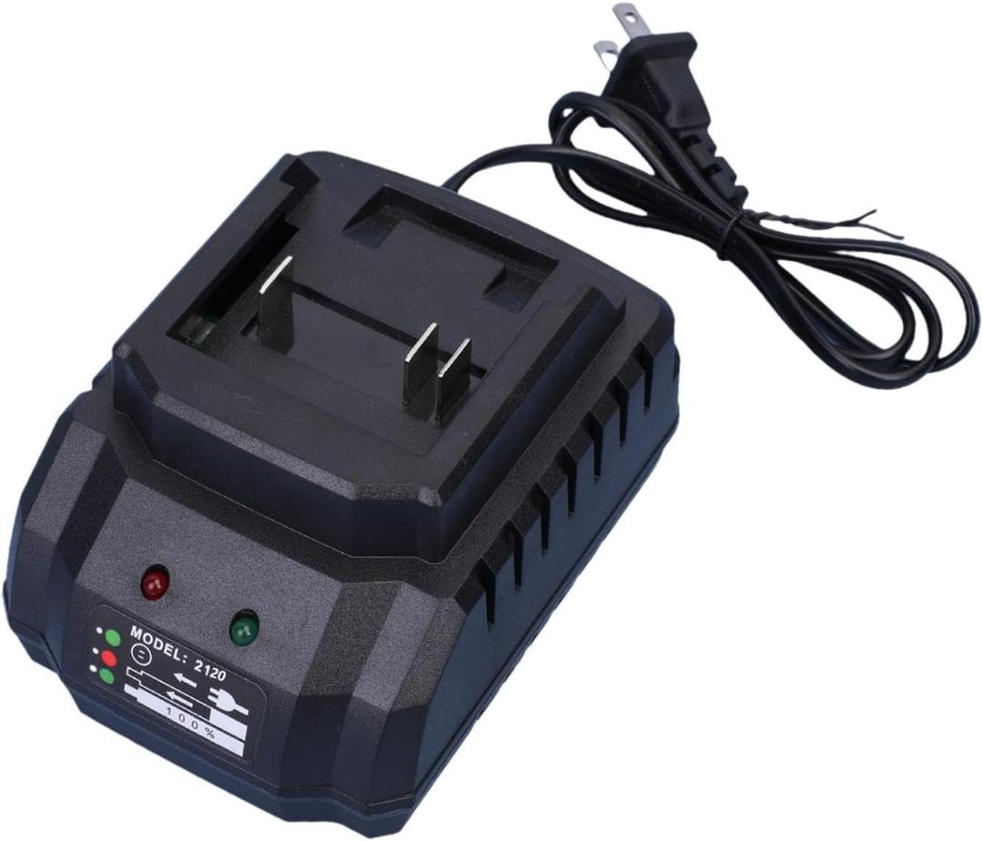 Power Tool Battery Charger Battery Charging Device Portable with Multiple Protection Power Tool Accessories for 21V Battery, 1.8A