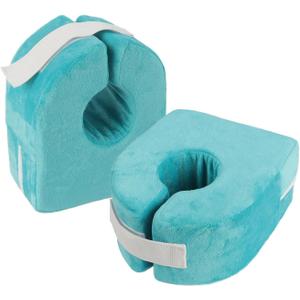 Foot Elevation Pillow Heel Protector for Pressure Sores Ulcer Foot Wedge Support Elevator Ankle Pillow Anti Bed Sore Pad Relieve Cushion Leg Rest for Elderly Bedridden Patients (Green 2 * Pcs)