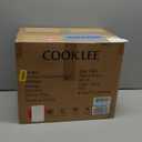 COOKLEE Stand Mixer, 9.5 Qt. 660W 10-Speed Electric Kitchen Mixer with Dishwasher-Safe Dough Hooks, Flat Beaters, Wire Whip & Pouring Shield Attachments for Most Home Cooks, Silver