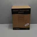 2 Pack 2.7 Gal Bathroom Trash Can with Lid, Automatic Trash Can Small Smart Garbage Can Touchless, Slim Motion Sensor Waterproof Plastic Trash Bins for Bedroom Office Kitchen Toilet (White)