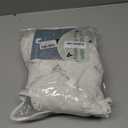 Cream Linen Back Tab Curtains 84 Inch Length for Living Room 2 Panel Set Neutral Modern Farmhouse Window Privacy Semi Sheer Linen Drapes Rustic Pinch Pleated Look Curtain Natural Ivory Colored