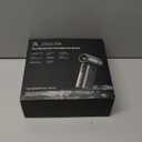 JISULIFE Portable Handheld Fan Ultra2 9000mAh, Max 25 Hrs, 5 IN 1, 100 Speed Turbo Fan, Rechargeable 18W Power Bank with Flashlight, Metal Shell Multi-Function Travel Essentials Gifts for Men-Grey