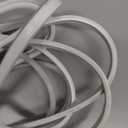 LED Neon Rope Lights 16.4ft/5m 12V 3000K Warm White Neon Light Strip,12V Flexible Waterproof LED Strip Neon Lights for Kitchen Bedroom Indoor Outdoor Decoration (Power Adapter not Included)