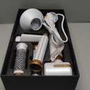 Blow Dryer Brush 7 in ONEAutowrap Curling Wand, 110,000 RPM High-Speed Negative Ionic Hair Dryer with Diffuser Concentrator, Round Brush Blow Dryer Air Styler, Volumizing Hair Styling Tools (White Gold)